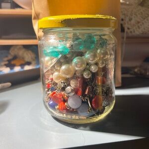 Red, White & Blue Jewelry Jar
